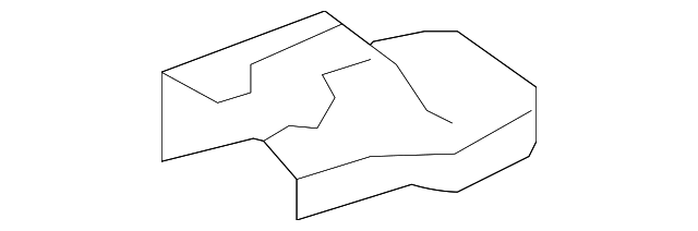 72138-AD010-E1 Деталь TRACK END COVER, LEFT