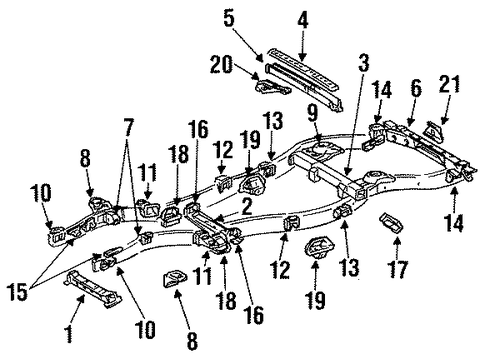 Land Cruiser CROSSMEMBER