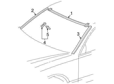 LS430 REVEAL MOLDINGS 2