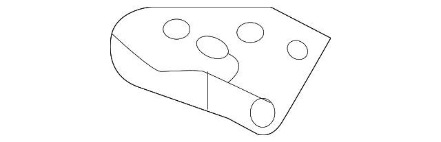 5C5-810-427-A Деталь FENDER MTG BKT, LEFT