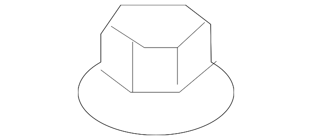 54559-1F100 Деталь TOP NUT, RIGHT