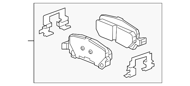 94778650 Деталь BRAKE PADS, LEFT