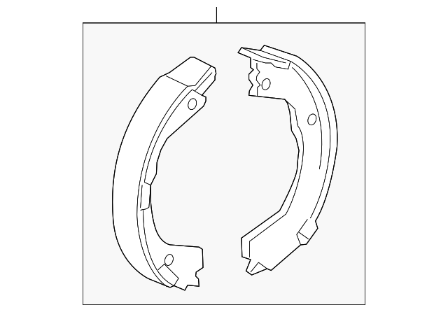 23261448 Деталь BRAKE SHOES, LEFT