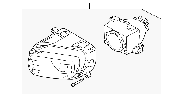 TA045168ZB Деталь LENS & HOUSING, RIGHT
