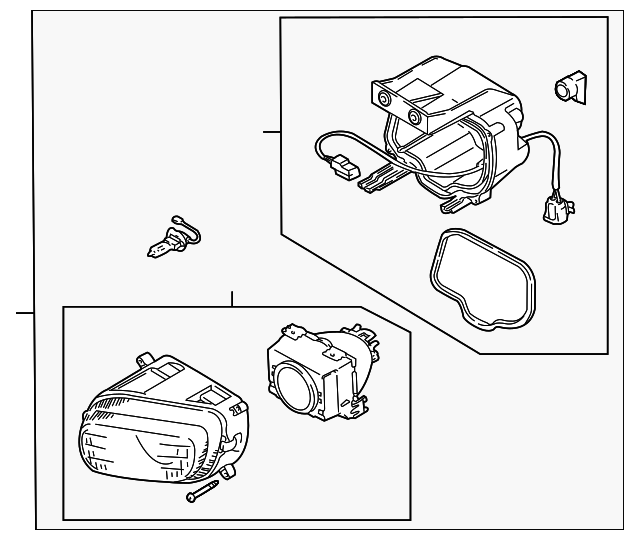 TA04-51-680D Деталь FOG LAMP ASSY, RIGHT