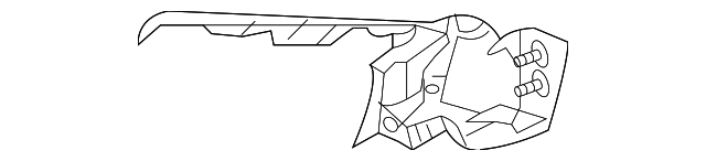 8E0-807-077-A Деталь END PLATE, LEFT