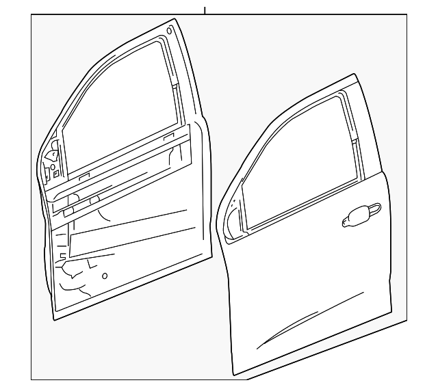 23455426 Деталь DOOR SHELL, LEFT