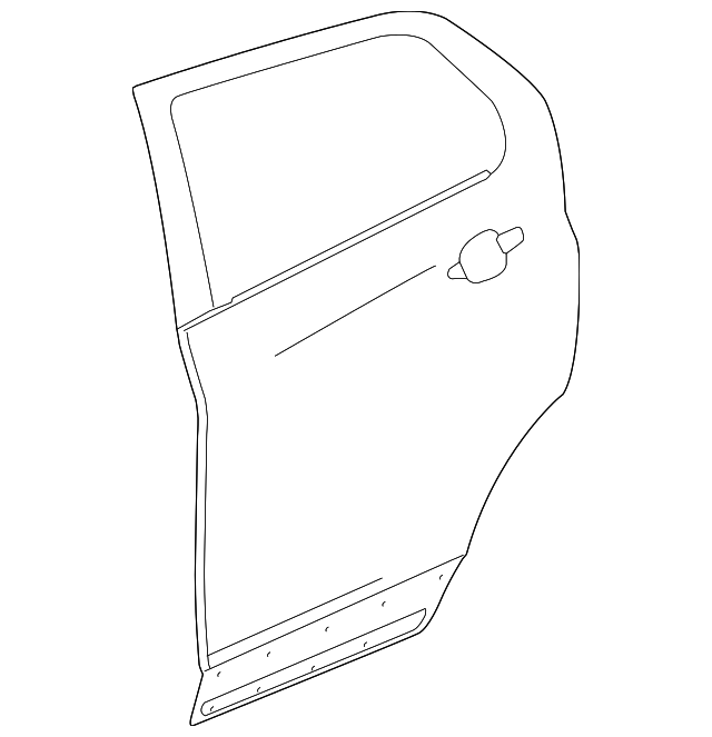 95090292 Деталь OUTER PANEL, RIGHT