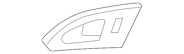 15867878 Деталь HANDLE BEZEL, LEFT