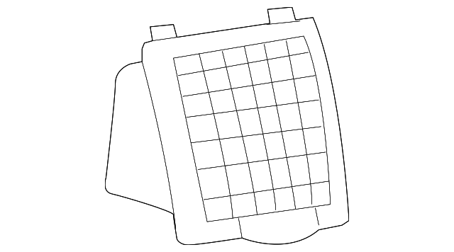 55650-07030-A0 VENT GRILLE, LEFT