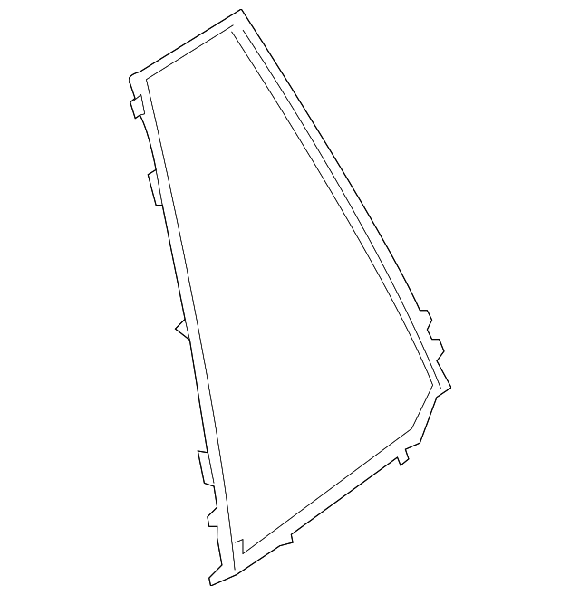 51-70-3-332-863 Деталь WINDOW FRAME, LEFT