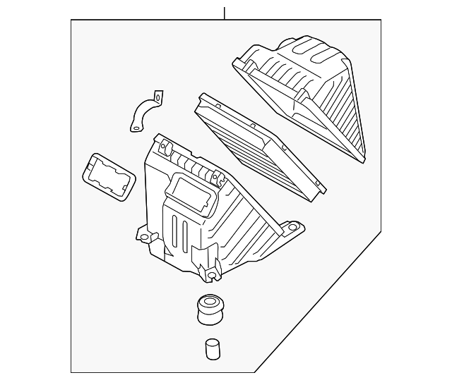 28110-2P200 AIR CLEANER ASSY