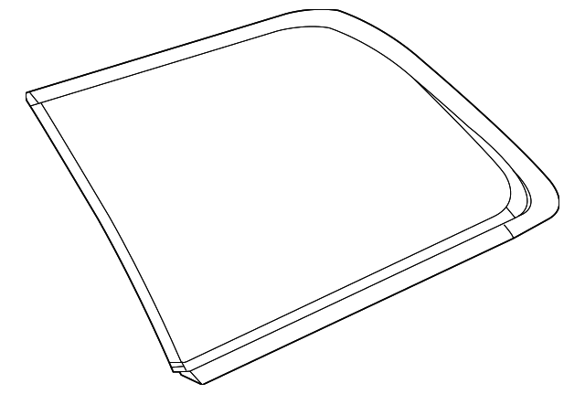 68224810AA Деталь QUARTER GLASS, RIGHT