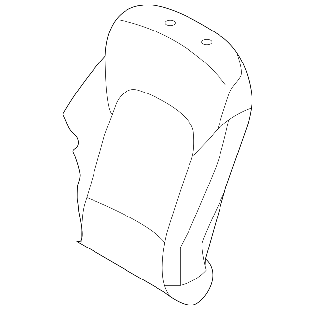 88460-B8020-R5X Деталь SEAT BACK COVER