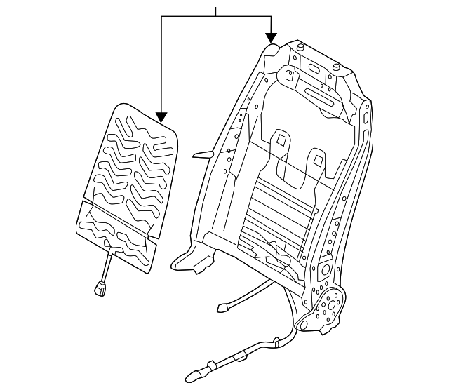 88410-B8020 Деталь SEAT BACK FRAME