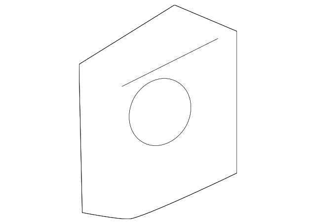 5109628AA Деталь LICENSE MOUNT PAD