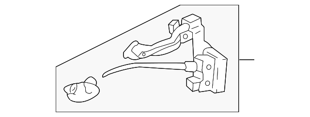 2L8Z78219A64AA Деталь LATCH ASSY, RIGHT