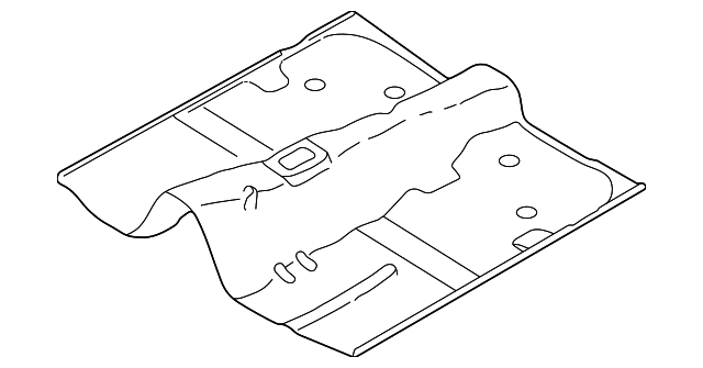 52120FA000 Деталь FRONT FLOOR PAN