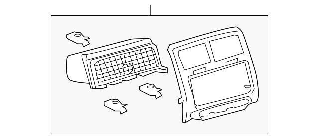 55405-52671-B2 Деталь CENTER DUCT