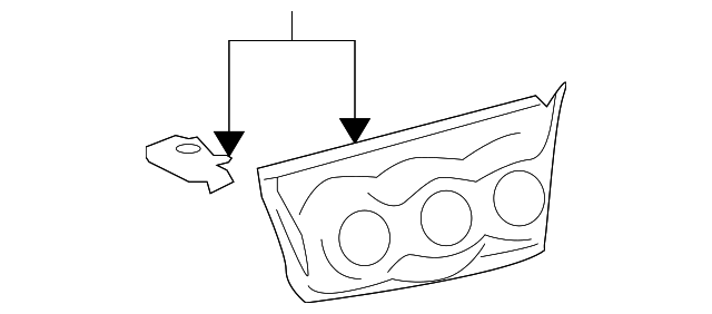 55406-52390-B0 Деталь SWITCH BEZEL