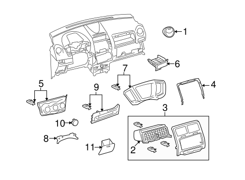 xD INSTRUMENT PANEL COMPONENTS