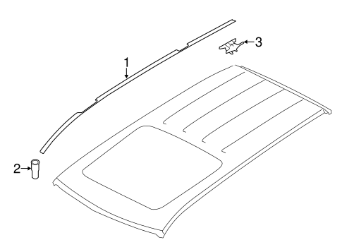 Forester EXTERIOR TRIM - ROOF 3