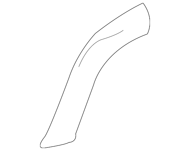 19210374 Деталь REAR MOLDING, RIGHT
