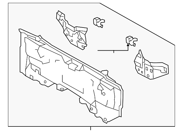 58307-76011 Деталь REAR BODY PANEL