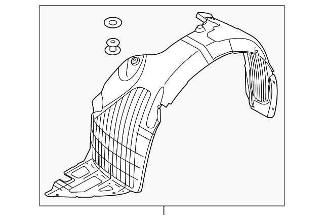 86812-A7200 FENDER LINER, RIGHT