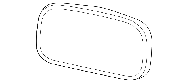 10392388 Деталь MIRROR GLASS, LEFT