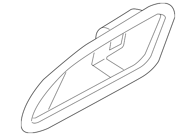 1Q0-945-567 Деталь MOUNT FRAME, LEFT