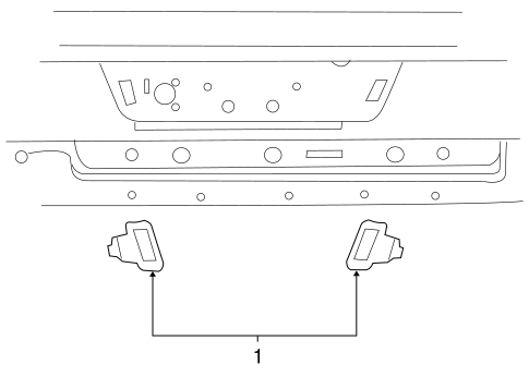 Ram 1500 LICENSE LAMPS