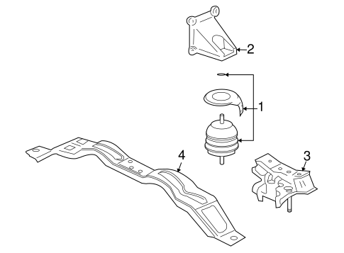 CTS ENGINE & TRANS MOUNTING