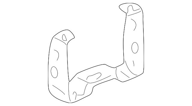 58995-30160 Деталь CONSOLE BASE MOUNT BRACKET