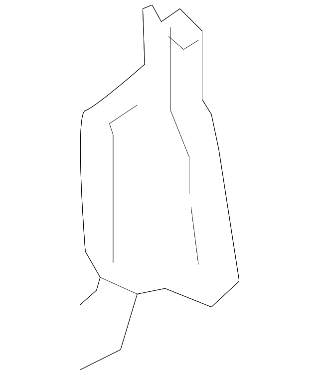 G6756-5AAMA Деталь INNER WHEELHOUSE EXTENSION, RIGHT