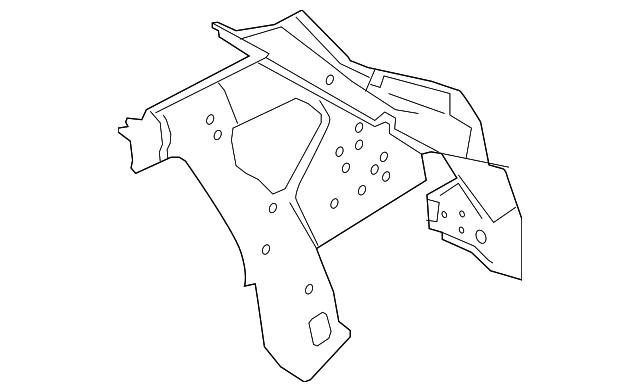 G66D0-5AAMB Деталь QTR PILLAR, RIGHT