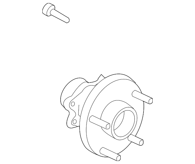 40202-AL56C HUB & BEARING, LEFT