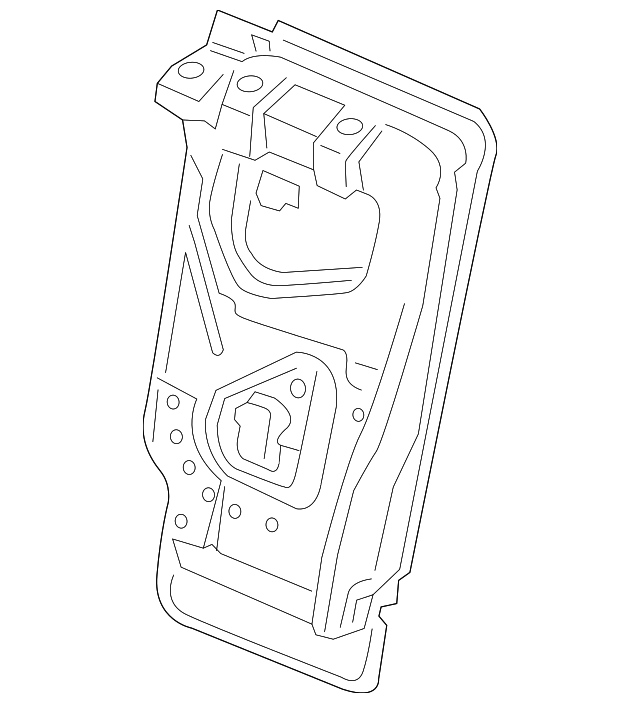 52202997599 SEAT BACK FRAME, LEFT