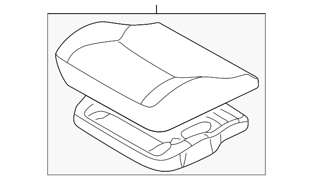 MR790460 Деталь CUSHION ASSY, LEFT