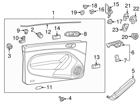Beetle INTERIOR TRIM - DOOR