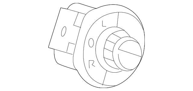 5C1-959-565-B-WHS Деталь MIRROR SWITCH