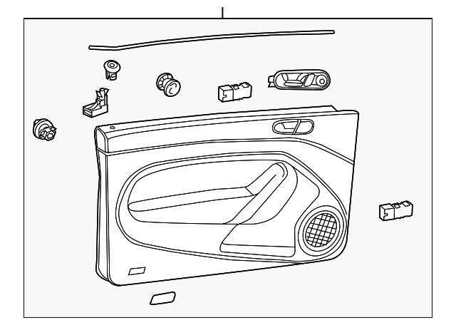 5C1-867-011-BD-UFP Деталь DOOR TRIM PANEL, LEFT