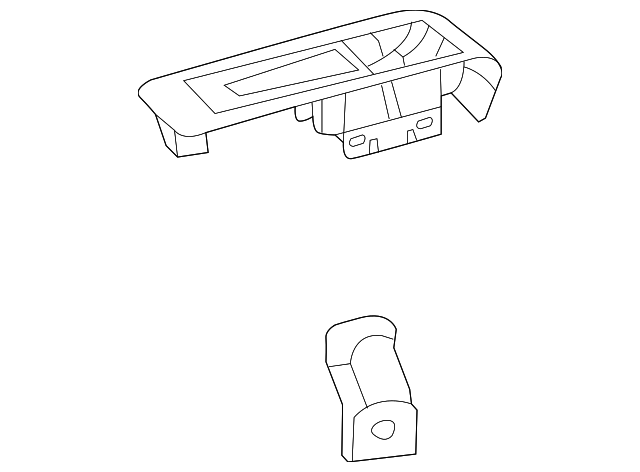 5C1-867-255-PX7 Деталь SWITCH BEZEL, LEFT