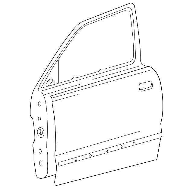 76003-25011 Деталь DOOR SHELL, LEFT