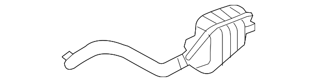 230-490-29-21 MUFFLER & PIPE, LEFT