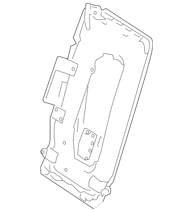 1649200020 Деталь SEAT BACK FRAME, RIGHT