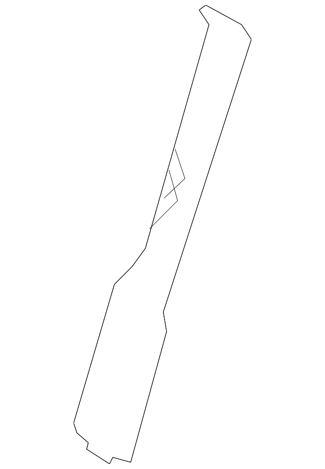 164-924-43-37-9051 Деталь SEAT BELT COVER, RIGHT