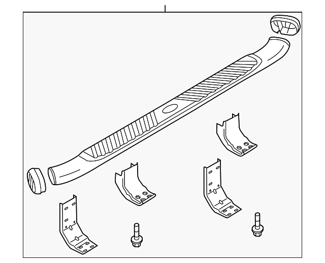 6C3Z-16451-BA Деталь STEP BAR ASSY, LEFT
