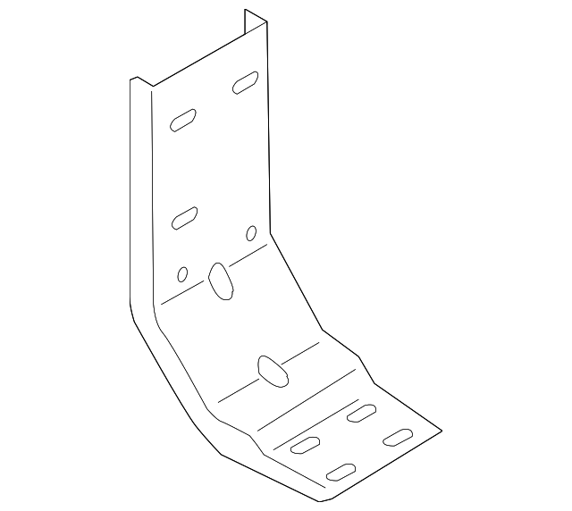 7C3Z-16A506-A Деталь STEP BAR SUPPORT BRACKET, RIGHT