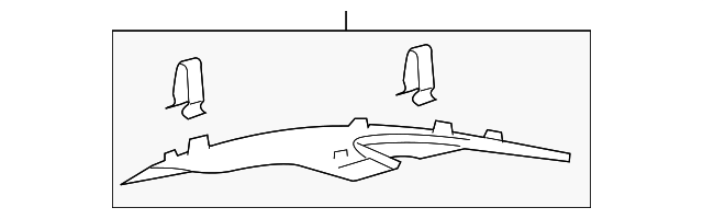 4F9-867-245-G-2T0 UPPER QTR TRIM, LEFT